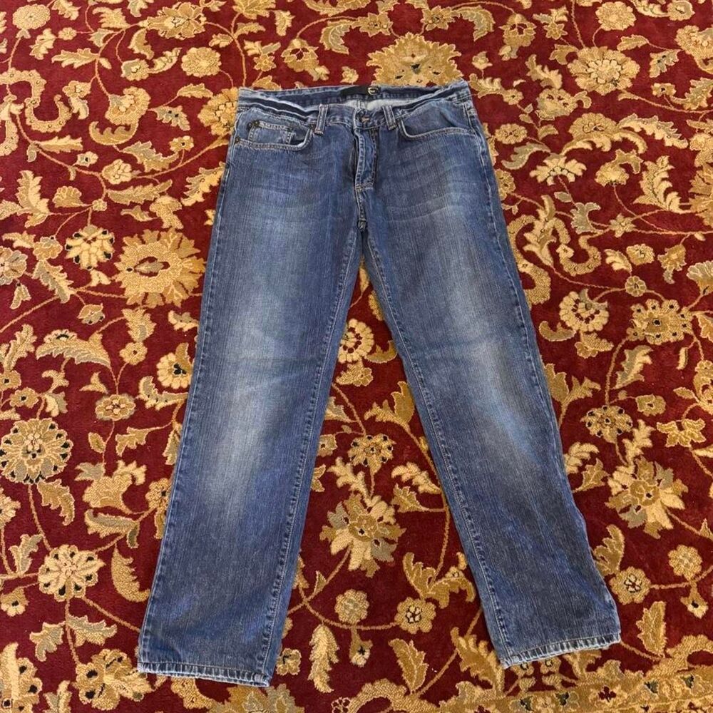 Just-cavalli Men's Blue and Navy Jeans